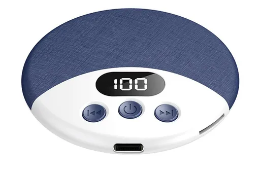 Under Pillow Bluetooth Sleep Speaker Wireless Bone Conduction Speaker-Blue