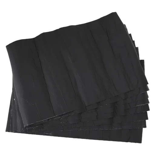 8 Pcs Fence Post Protection PVC Water Proof Self Adhesive Wood Post Protector Wrap for 3-5 Inch Square and Round Posts