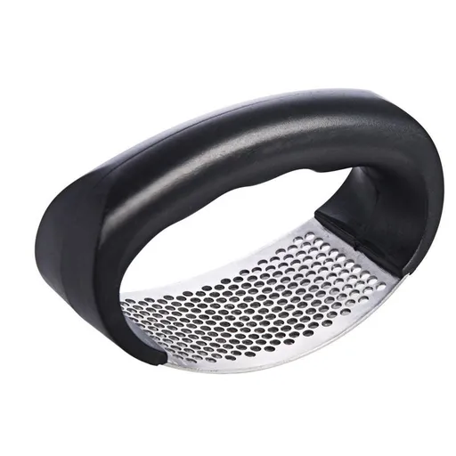 Garlic Grater Hand Press Tool Stainless Steel Non-Slip Handle Grip Grater Pressing Smashing Gadget For Grating Garlic Cheese