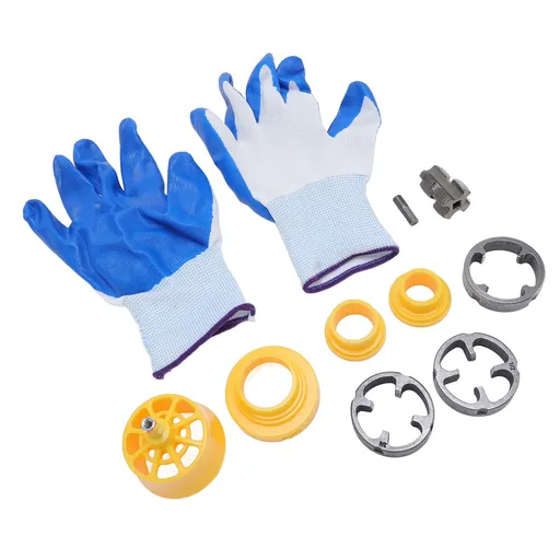 PVC Pipe Threader Kit Reusable PVC Thread Maker Tool Set with 1/2inch 3/4inch 1inch 3 Dies for Electric Drill