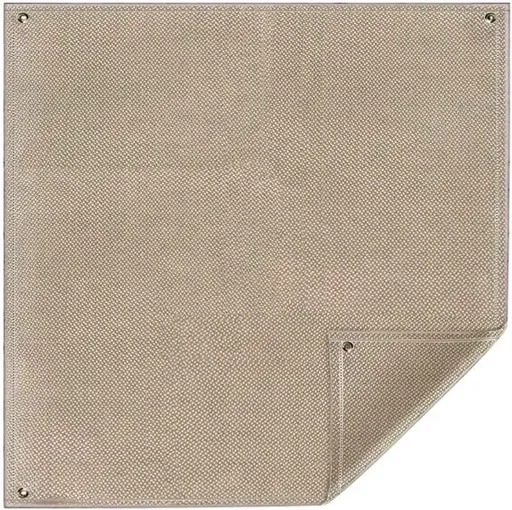 Round Fire Pit Mat with 3-Layer Fireproof Heat Insulation for BBQ Grills, Patios, Decks, Camping and Outdoor Ground Protection, Grey