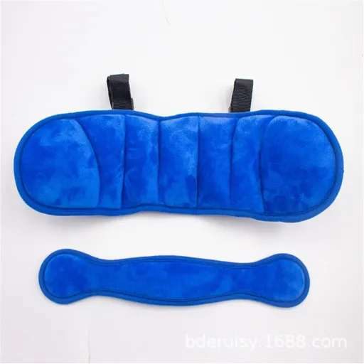 Baby car seat head support, car seat baby stroller baby head support, safety car seat neck pressure reducing head pillow, baby sleeping sling (blue)