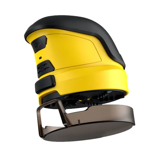 Battery Operated Windscreen Defroster Handheld Snow Scraper for Car, Cordless Snow Remover, Portable De-ice Tool（yellow）