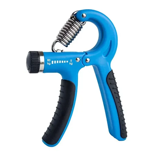 Adjustable Power Hand Grip Forearm Exerciser Gripper Strengthener Trainer 5-60Kg - Blue