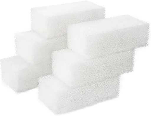 6-Pack Replacement Filter Sponge Pads, Aquarium Foam Insert Compatible with AquaClear 50, Fish Tank Filter Media