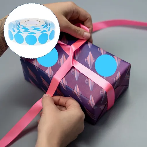 Circle Dot Stickers Removable Self-Adhesive Labels for Office, Decoration, Organization, and Coding Use