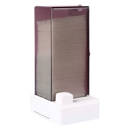 Automatic Cotton Pad Dispenser Press Out Makeup Cotton Holder Dispenser Cosmetic Cotton Pad Organizer