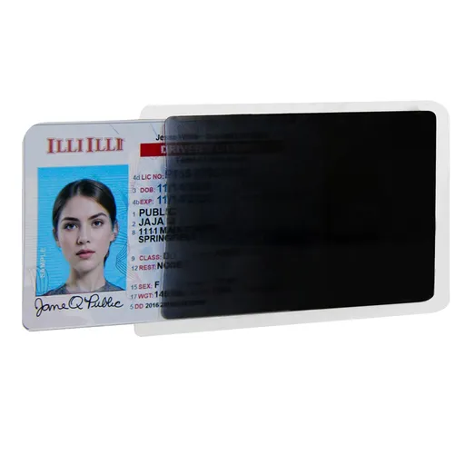100 Pieces Privacy Card Covers for Bank Cards, IDs and Licences, Opaque Scratch-Resistant Protective Sleeves for Everyday Use, Black