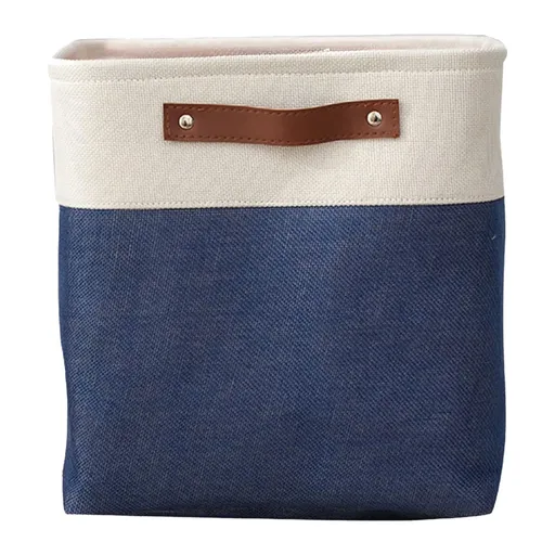 Transparent Zipper Clothing Storage Bag - Heavy-Duty Organizer for Blankets, Linen, Bed Sheets, Clothes & Pillows, Blue, 30 x 23 x 15 cm