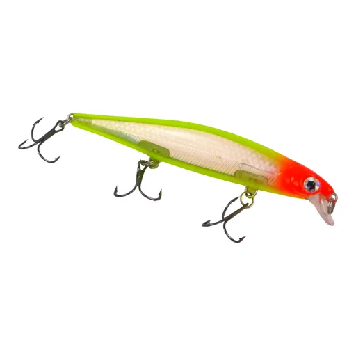 Finesse 'Chudan' 110mm Sinking/Diving Minnow, Chartruese
