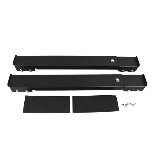 Heavy Duty Extendable Appliance Rollers Mobile Washing Machine Base Furniture Washing Machine Dolly with 24 Roller Brake Black