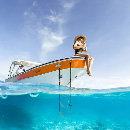 4 Step Boat Rope Ladder，Boat Rope Ladder Extension,Assist Boat Folding Ladder,Swim Ladder for Sailboat,Kayak, Canoeing (4 Steps)