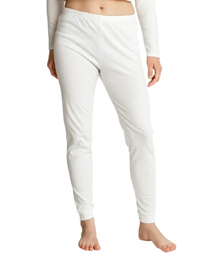 Womens Merino Wool Long Janes Thermal Underwear Layer Thermals Leggings Pants - Beige