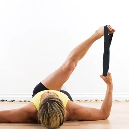 1Pack Stretch Strap for Yoga and Dance Cotton Flat 50 x 3.8 x 0.