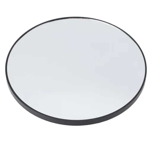Motorized Rotating Display Stand 8.7 Inch 22lbs Load Electronic Mirror Turntable with Remote Control for Product Photography Jewelry Watch Show Black