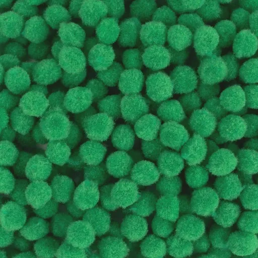 Green Pom Poms for Crafts Bulk – 800pcs Mini 1/2 Inch Soft Pom Pom Balls for DIY Art Projects, Creative Workshops, Party Decorations, Scrapbooking & Holiday Decor