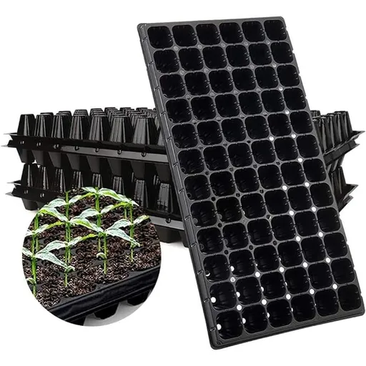 15 Pcs 72 Cell Seed Starter Tray - Reusable Seed Growing Starting Tray Fits 1020 Trays, Thick Gardening Germination Trays with Drain Holes for Plant Seeds Propagation, 1080 Cells Total