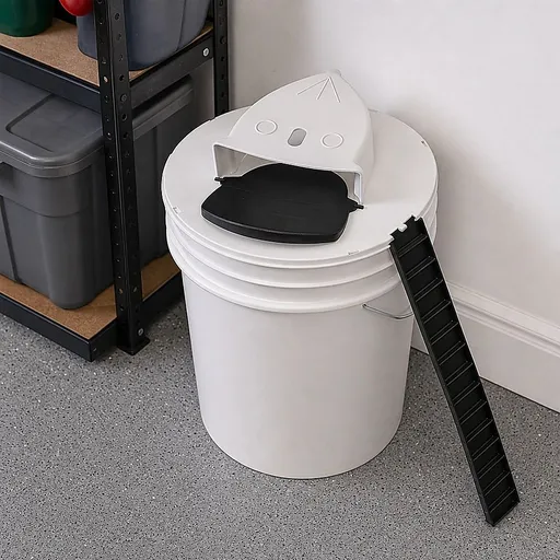 2 x Flip N Slide Bucket Lid Mouse Rat Trap Automatic Reusable
