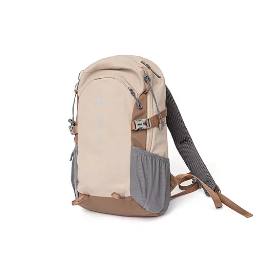 20L Lightweight Hiking Backpack Water-Resistant Durable Polyester Brown