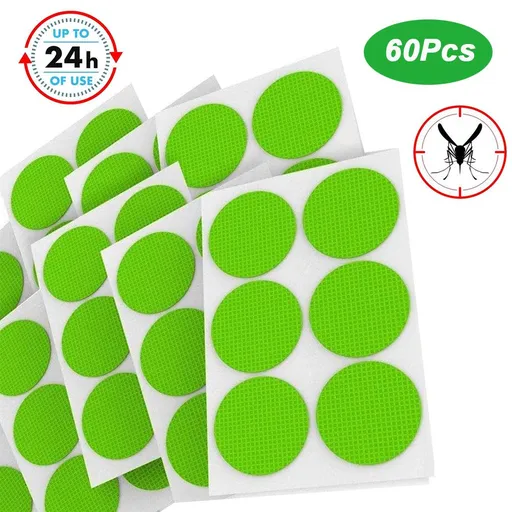 Round Anti Mosquito Stickers Natural Insect Repellent Stickers Deet Free Anti Mosquito Patch