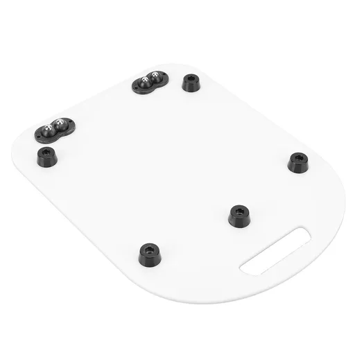 Handy Sliding Tray Elegant Kitchen Countertop Appliance Slider Tray with Handle and Protective Pads for TM5 TM6 Blender White