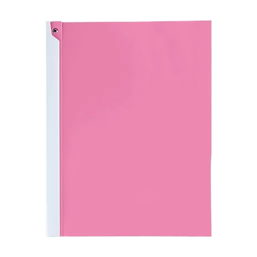 1 Pack A4 Clear Front Report Covers Plastic Presentation Folders Resume Portfolio Folder Paper Swivel Sliding Bar File Folder for Presentation Document, Folder*1 Blue Folder Black