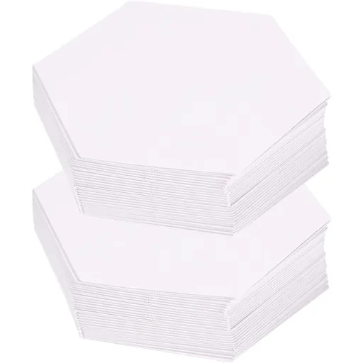 200pcs White Quilting Template Paper for Clothes - Multi Functional, Easy to Carry & Use, Paper Material, Patchwork Supplies