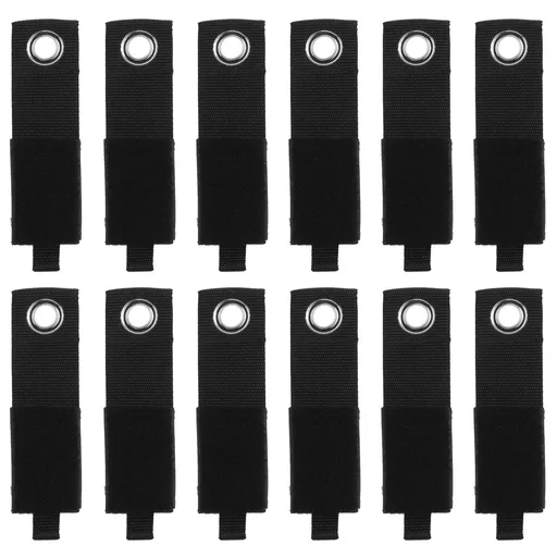 12PCS Heavy Duty Cable Storage Straps Extension Cord Holder Hook Loop Organizer Hanger