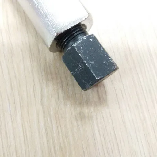 Durable Metal Nut Crusher Tool, Plated Silver, High Torque for Rusted Nuts
