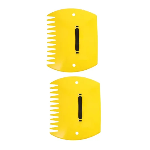 2pcs Outdoor Leaf Clip Plastic Rake Garden Tools Collecting Leaves Yard Cleanup - Yellow