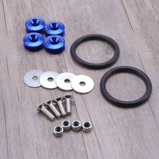 Alloy Quick Release Fasteners Set for Car Front Rear Bumper and Trunk, Vehicle Accessories