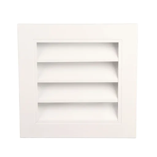 9.8x9.8in Shed Vent Aluminum Alloy Gable Vent Waterproof Rainproof Air Vents Cover for Ceiling Wall