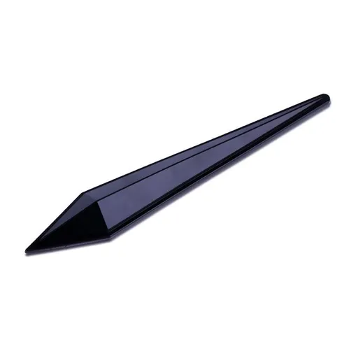 Ning zhi Car Bumper Strip TPE Arrow Design Black - 1 strip of hood sticker