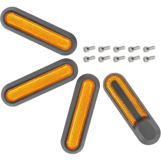 High Performance Scooter Wheel Cover Reflector Strip Replacement for Xiaomi M365, Pro, 1S, Essential, Pro2, Mi3
