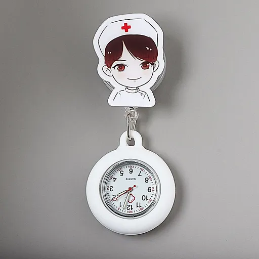 Shengyi Luminous Nurse Watch Retractable Clip Waterproof Scaling Table 137