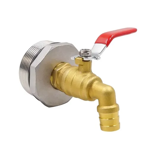 Stainless steel core 2 inches to 6 minutes brass faucet spout ton bucket valve adapter 304 stainless steel