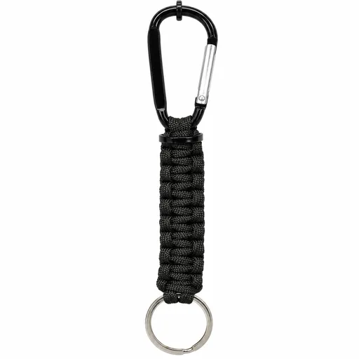 Paracord Keychain w/ Key Ring & Carabiner Clip Cable Holder