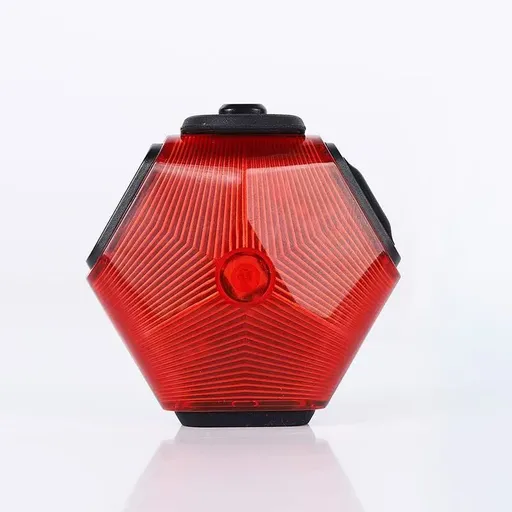 Rechargeable LED Dog Collar Light – IPX4 Waterproof Night Safety Beacon for Walks, Hiking & Camping, 3 Flashing Modes, USB-Powered, Keeps Your Pet Brightly Visible and Secure in Low Light (Red)