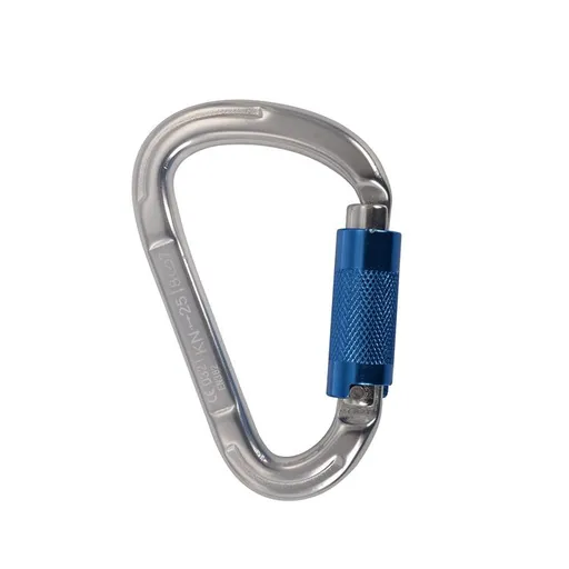 Auto Locking Climbing Carabiner Clips,Heavy Duty Asymmetrical Carabiner Connector Used for Rappelling Gear Rescue Outdoor （2pcs）