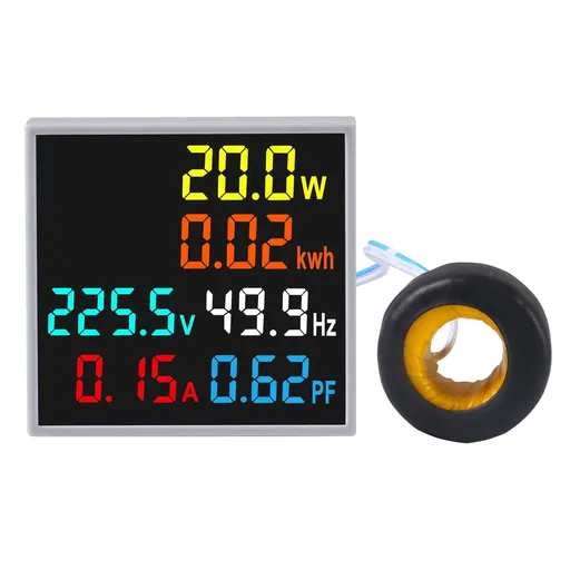 AC Display Meter AC50-300V 100A Voltage Power Factor Frequency Electric Energy Monitor Ammeter Voltmeter Multimeter Tester