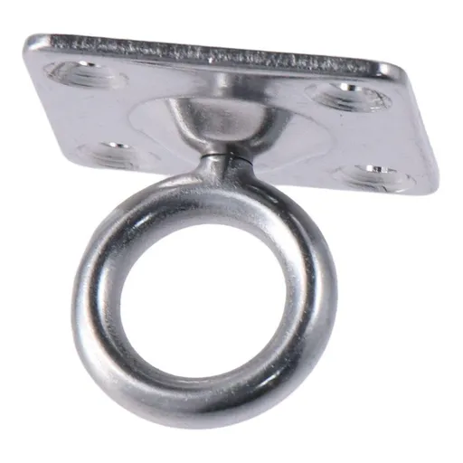 360 Degree Rotating Ceiling Hooks Pad Eye Plate U Hooks for Seawater,Pad Eye Plate U Hooks Heavy Duty Wall Mount Ring Hooks