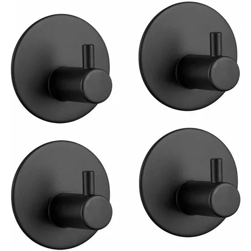 Stainless Steel Bathroom Wall Hooks, Self Adhesive Towel Holder For Kitchen, Living ROom And Office, Rustproof And