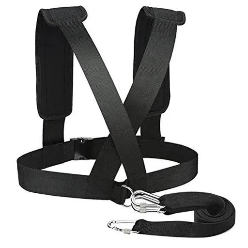 Resistance training with running speed practice, tension with weight-bearing running exercise, tension with vest, sled harness