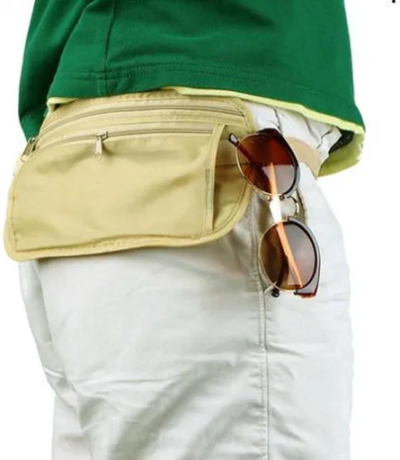 Money Belt I Undercover Money Belt I Waist Bag I Waist Bag I Pouch Bag I Beige