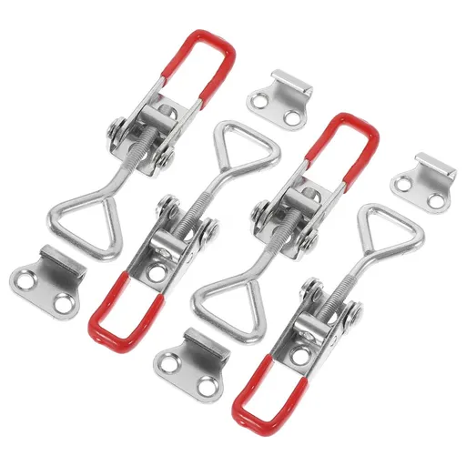 Heavy Duty Adjustable Toggle Latch for Locking Doors Windows Boxes in Assorted Colors Made of Steel