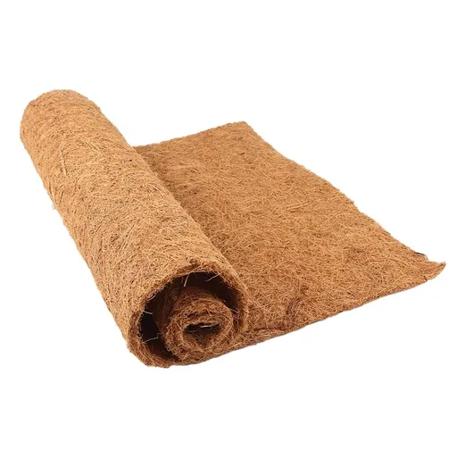 Natural Coconut Coir Liner Roll for Planters,Coco Fiber Mat for Flower Baskets,Garden Decoration,Animal Pet Pad,Reptile Carpet,Christmas Village&Nativity Scene Landscape Accents-11.*19.69Inch