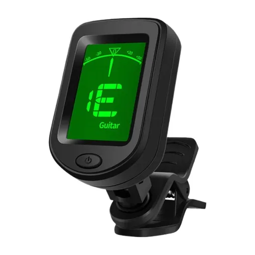 Guitar Tuner Clip On, Fast & Accurate Chromatic Acoustic/Electric Guitar Tuner, Bass, Ukulele, Violin, Banjo - 360° Rotatable Digital Display, Noise Immunity, 1 Pc, 1.77x1.18