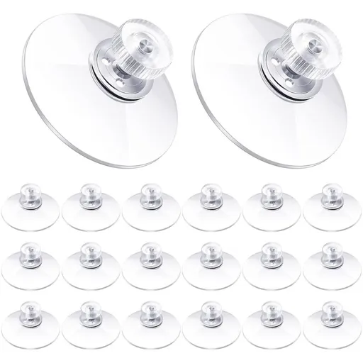 40Mm Plastic Suction Cups Clear Pvc Suction Cup Strong Adhesive Suction Holder With Screw Nut For Car Shade Cloth Glass