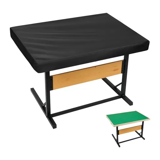 Puzzle Board Cover,Waterproof Cover for Pieces Jigsaw Puzzles Board with Drawers,Dustproof Puzzle Tables for Adults with Drawers Covers (Black,420D：92*69*20cm)