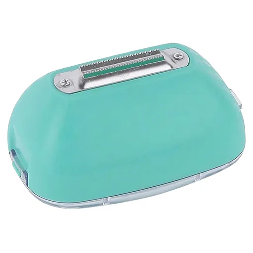 Apple and Vegetable Peeler with Storage Box, Double Stainless Steel Blade Tool for Potatoes, Carrots and Fruit, Z1-B